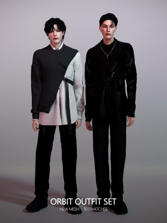 The Sims 4 Orbit Outfit Set from Rona Sims