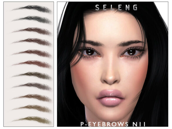 The Sims 4 P-Eyebrows N11 by Seleng