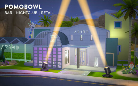 The Sims 4 POMOBOWL | BAR • NIGHTCLUB • RETAIL