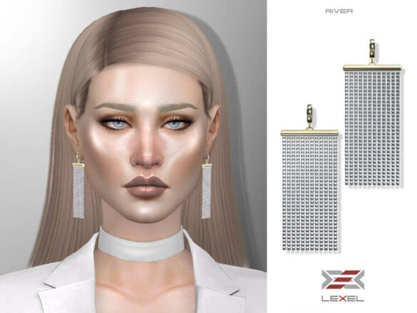 The Sims 4 River Earrings by LEXEL_s