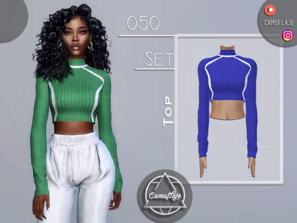 The Sims 4 SET 050 – Top by Camuflaje