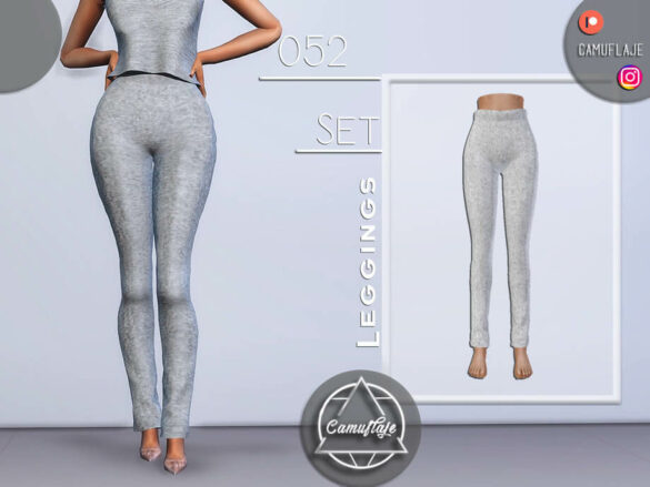 The Sims 4 SET 052 – Leggings by Camuflaje at TSR