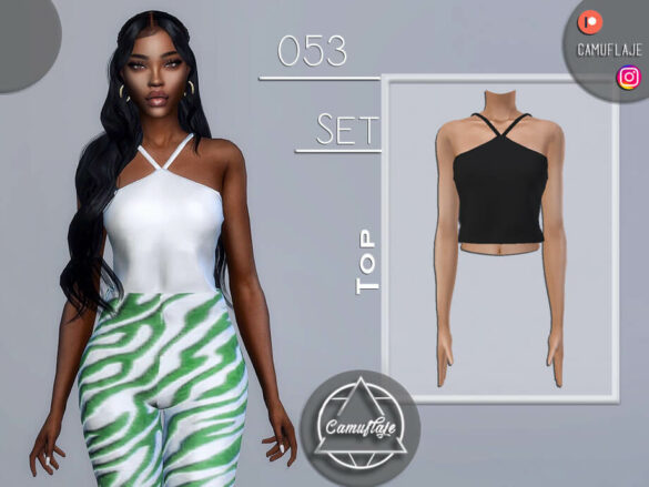 The Sims 4 SET 053 – Top by Camuflaje at TSR