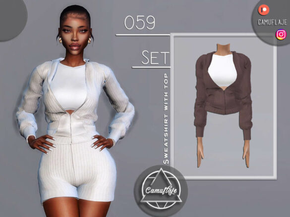 SET 059 – Sweatshirt with a Top by Camuflaje