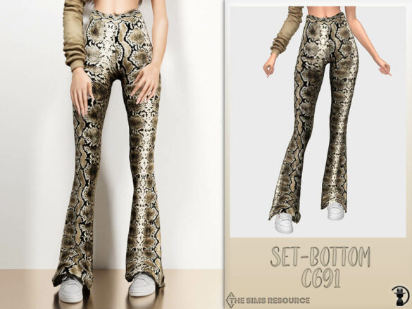 The Sims 4 Set-Bottom C691 by turksimmer at TSR