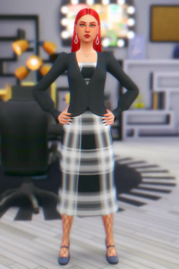 The Sims 4 sim4areasons lookbook challenge monochromatic