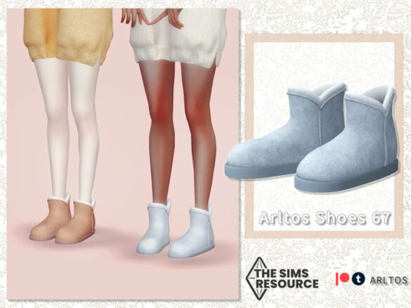 The Sims 4 Snow boots 67 by Arltos