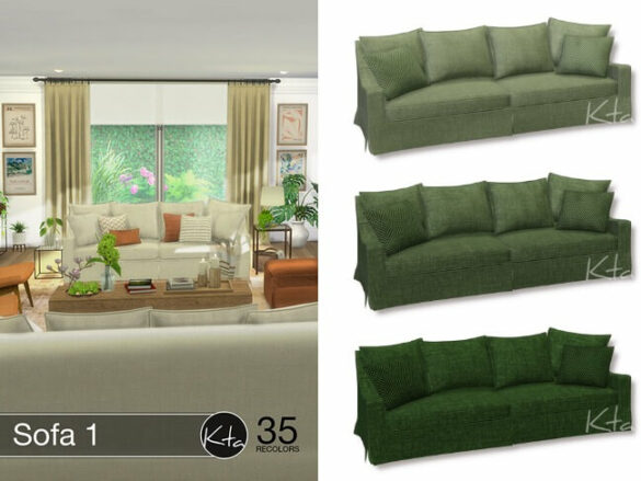 The Sims 4 Sofa 1 at Ktasims