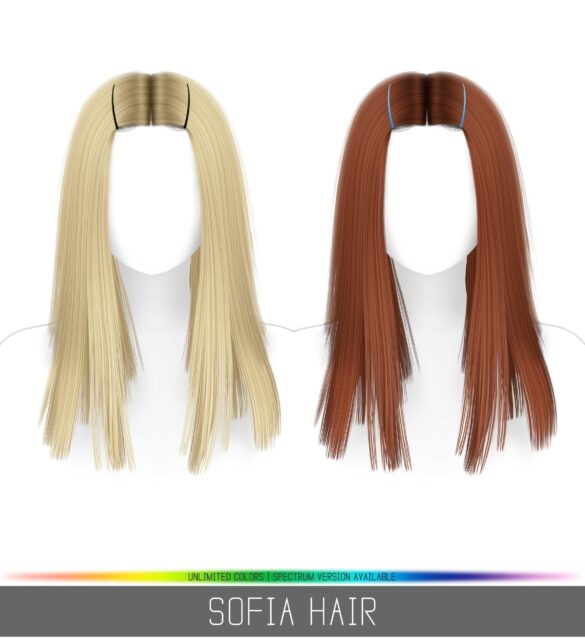 The Sims 4 SOFIA HAIR at Simpliciaty