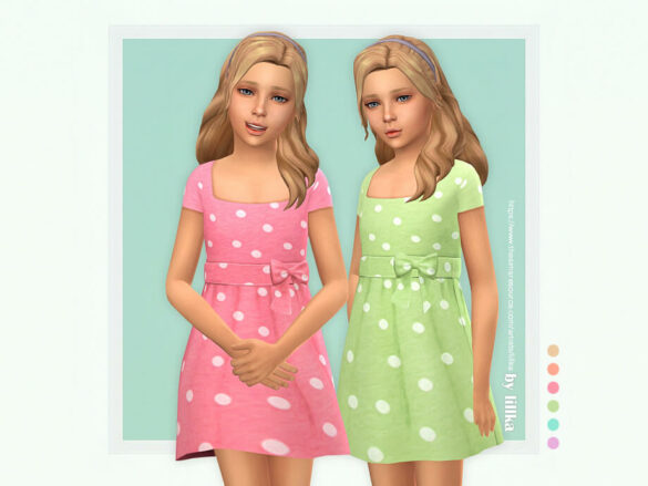The Sims 4 Sonia Dress by lillka at TSR