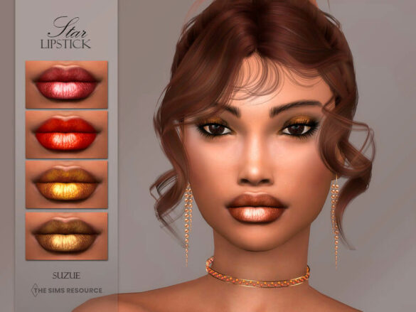 The Sims 4 Star Lipstick N31 by Suzue at TSR