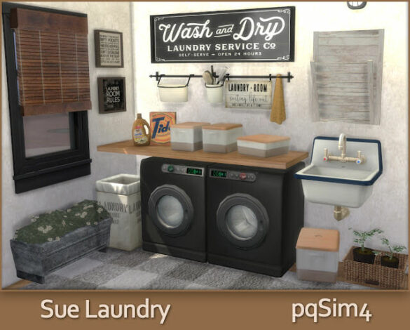 The Sims 4 Sue Laundry at pqSims4