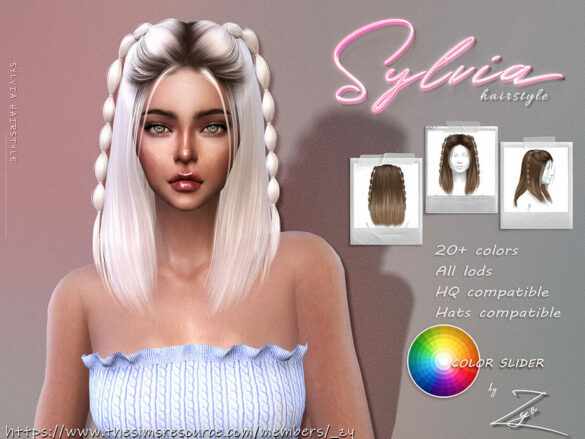 Sylvia Hairstyle ( double bubble braids) by _zy