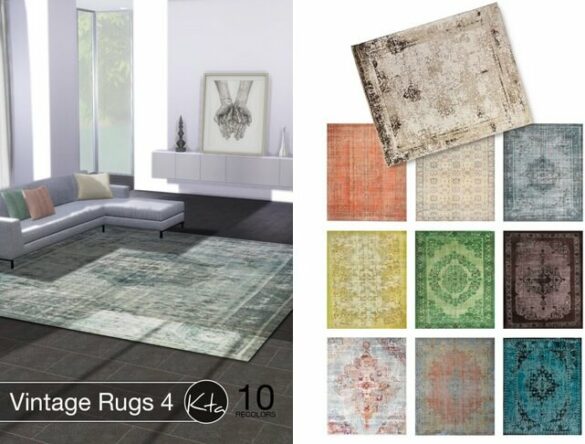 The Sims 4 Vintage Rugs 4 at Ktasims