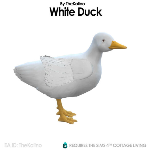The Sims 4 White Duck at Kalino