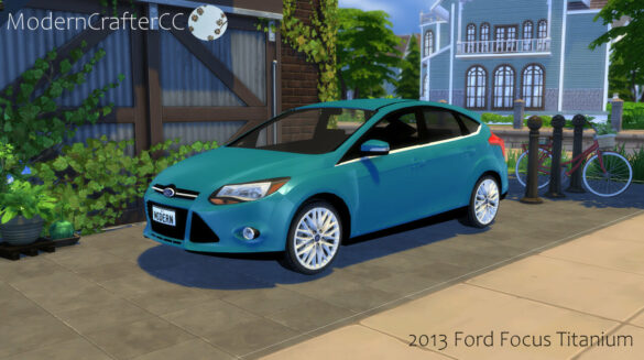 The Sims 4 2013 Ford Focus Titanium at Modern Crafter CC