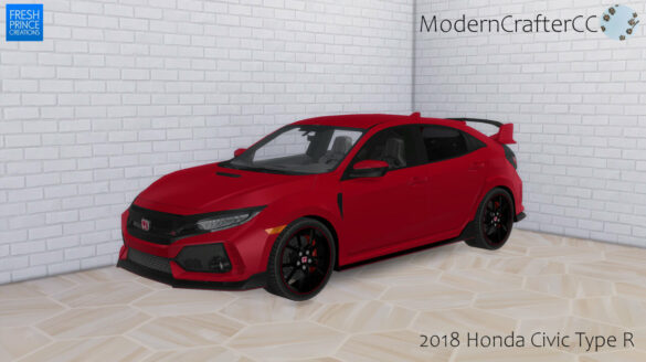 The Sims 4 2018 Honda Civic Type R