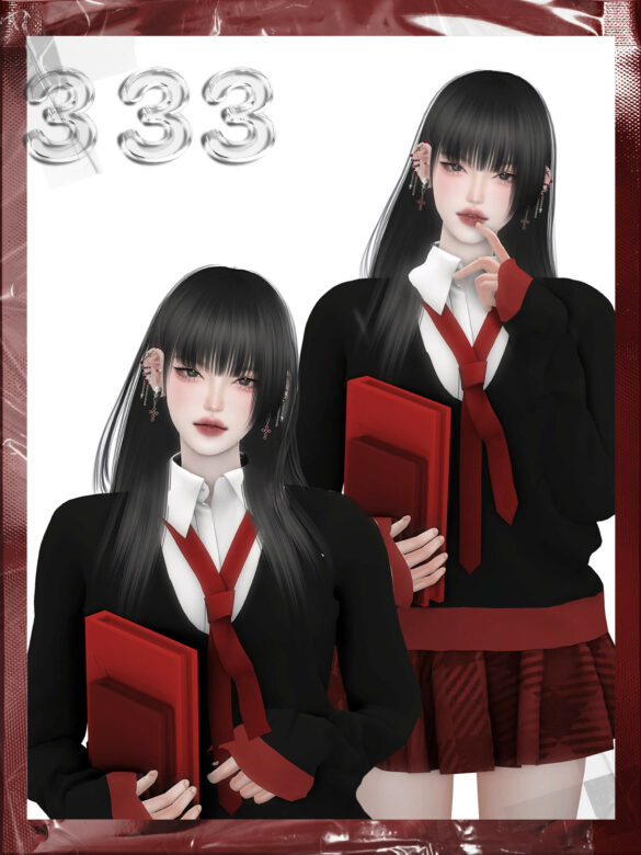 The Sims 4 333daily campus suit