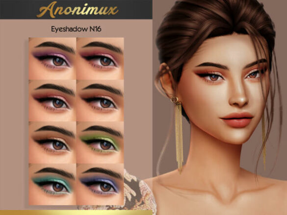 The Sims 4 anonimux eyeshadow n16