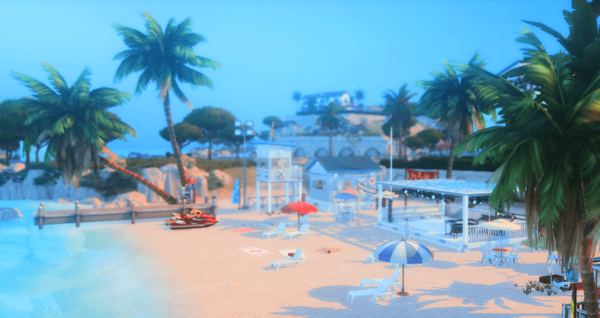 The Sims 4 baia dellamore beach