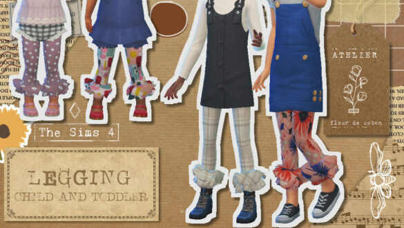 The Sims 4 base game compatible child and toddler