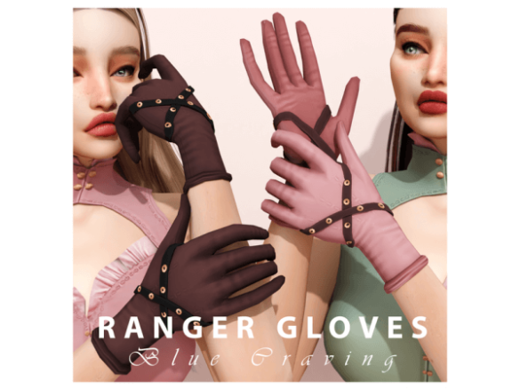 The Sims 4 Blue Craving – Ranger gloves