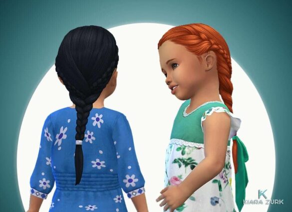 The Sims 4 Braid Single for Toddlers by My Stuff Origin