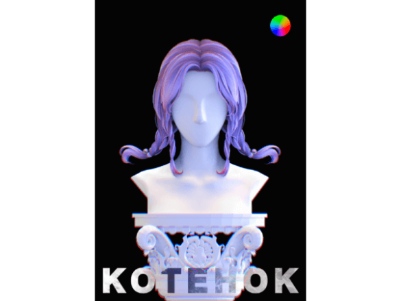 The Sims 4 Bubble Tea Hair by kotehoksims