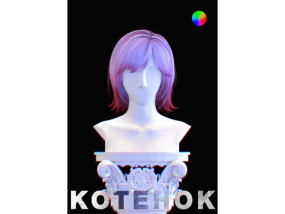 The Sims 4 Bury a Friend Hair by kotehoksims