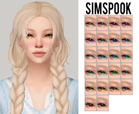 The Sims 4 butterfly eyes set 02 non default 22 swatches