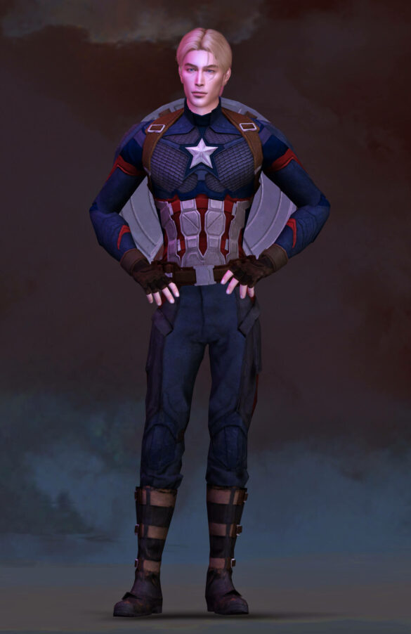 captain america new mesh for male full body hq
