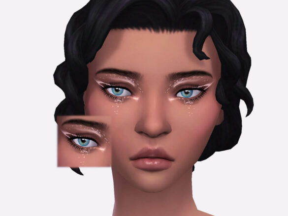 The Sims 4 Cold Lights Eyeliner by Sagittariah at TSR