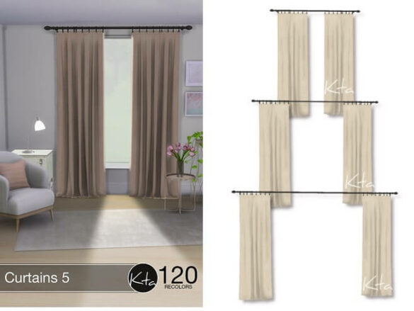 The Sims 4 Curtains 5 at Ktasims