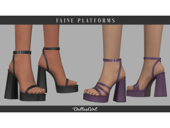 The Sims 4 Faine Platforms by DallasGirl