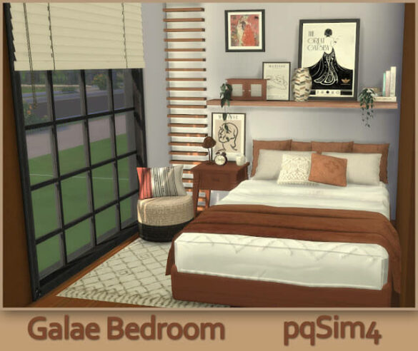 The Sims 4 Galae Bedroom at pqSims4