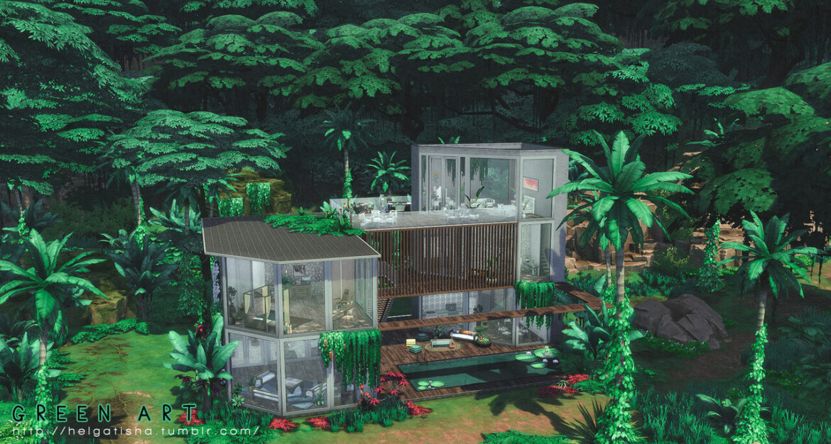 The Sims 4 green art download gallery or simfileshare