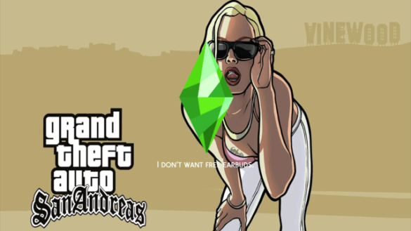 The Sims 4 gta san andreas loading screens