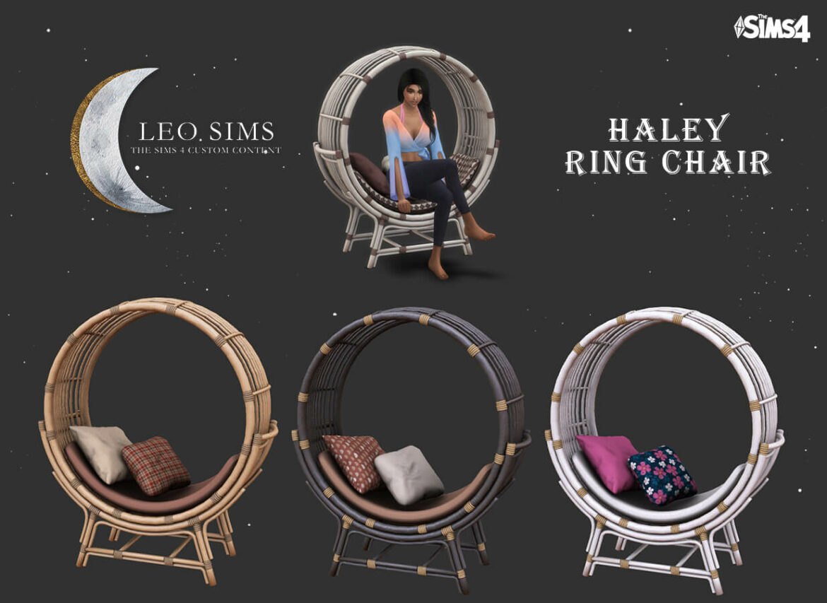 The Sims 4 Haley Ring Chair at Leo Sims