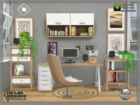 The Sims 4 Hyora office by jomsims