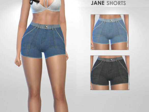 The Sims 4 Jane Shorts by Puresim