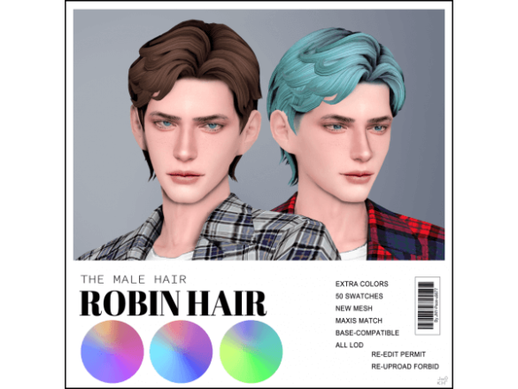 The Sims 4 [JNY] ROBIN HAIR