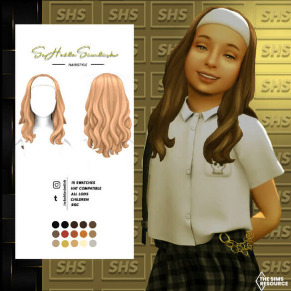 The Sims 4 joan hairstyle children