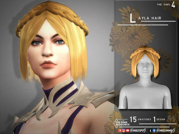 The Sims 4 Layla Hair by Mazero5