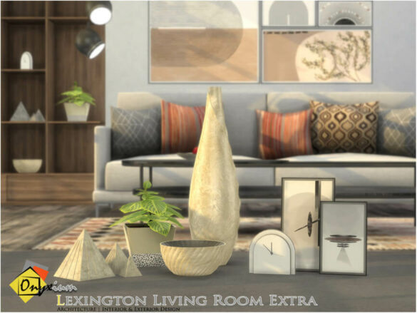 The Sims 4 Lexington Living Room Extra by Onyxium at TSR