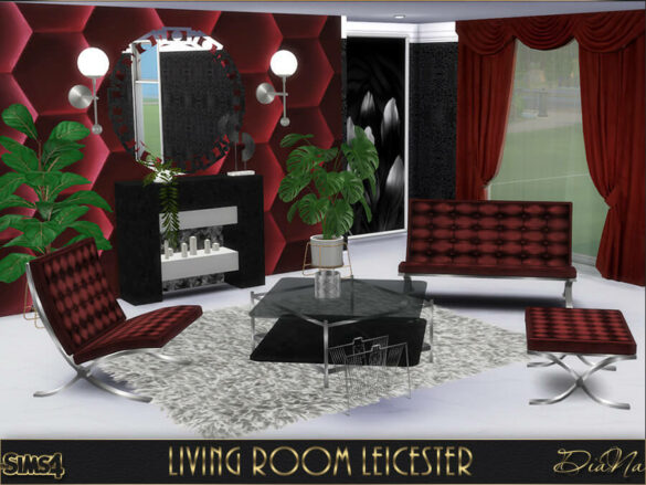 The Sims 4 Living room Leicester at DiaNa Sims 4