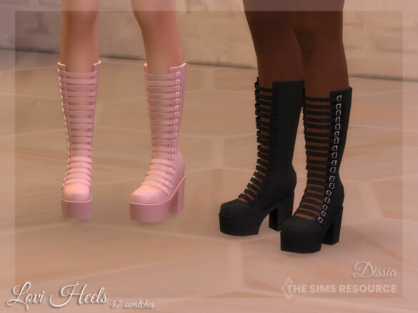 The Sims 4 Lovi Heels by Dissia at TSR