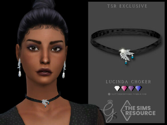 The Sims 4 Lucinda Choker by Glitterberryfly