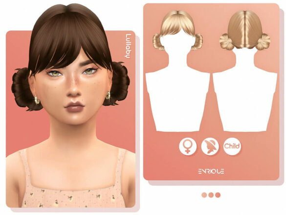 The Sims 4 Lullaby Hair (Child Version) by Enriques4