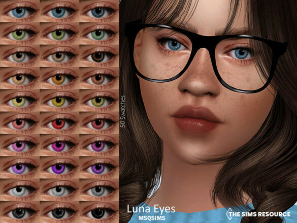 The Sims 4 Luna Eyes by MSQSIMS
