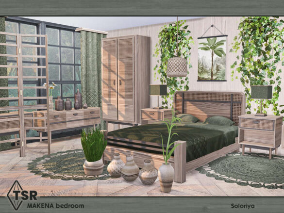 The Sims 4 Makena Bedroom by soloriya
